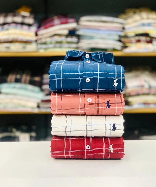 RL Polo Check Shirts (Pack of 4 Shirt) - Xxl