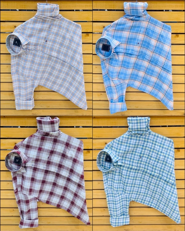 Tommy Check Shirts (Pack Of 4 Shirts) - XL 42