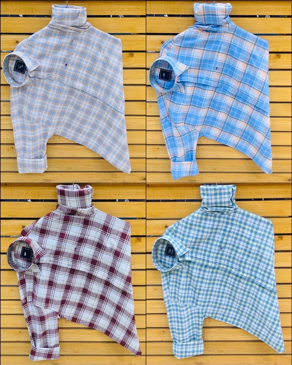 Tommy Check Shirts (Pack Of 4 Shirts) - M 38