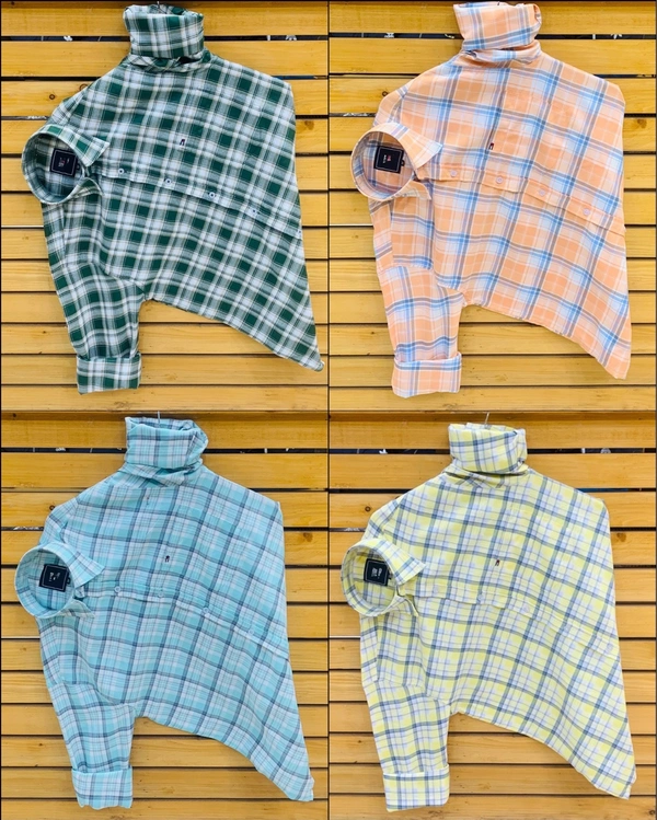 Tommy Check Shirts (Pack Of 4 Shirts) - M 38