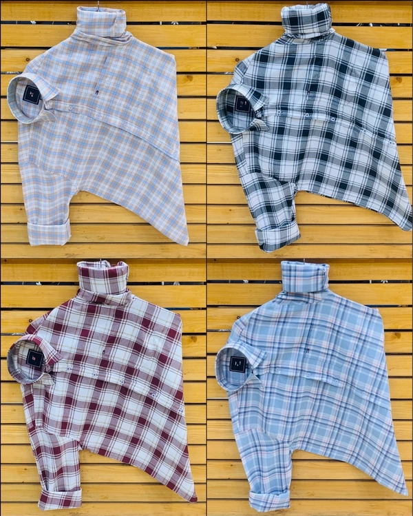 Tommy Check Shirts (Pack Of 4 Shirts) - L 40