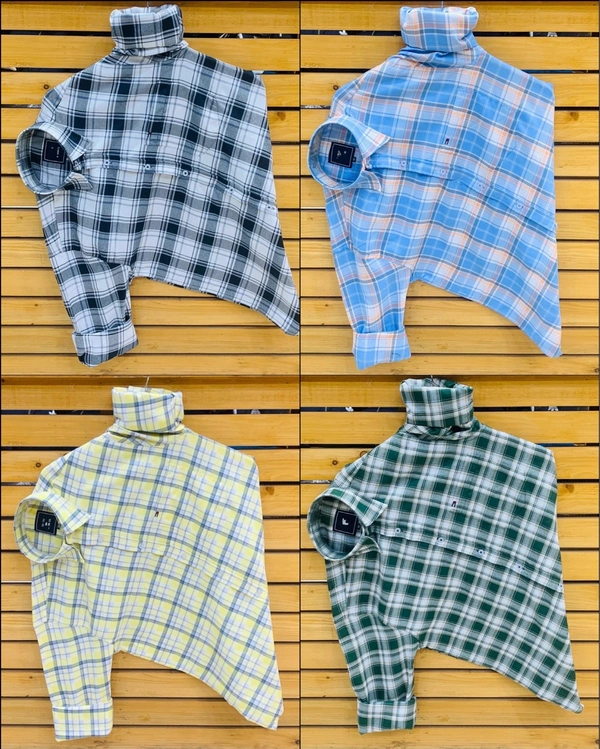 Tommy Check Shirts (Pack Of 4 Shirts) - M 38