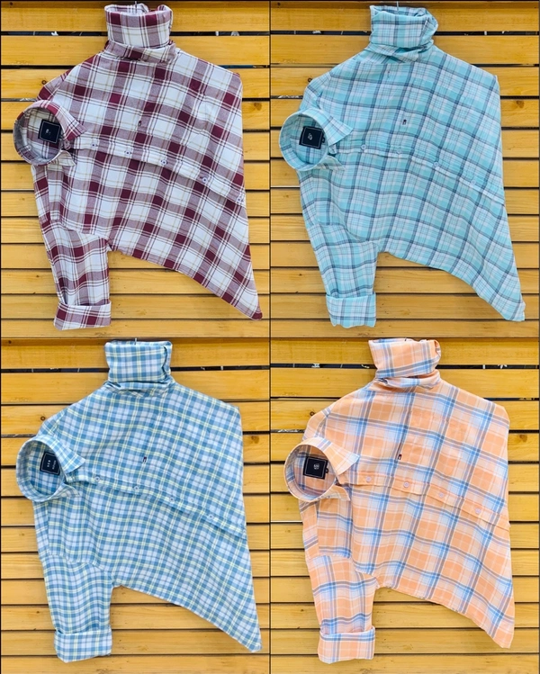 Tommy Check Shirts (Pack Of 4 Shirts) - XL 42