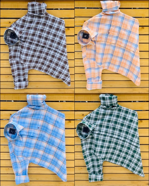 Tommy Check Shirts (Pack Of 4 Shirts) - M 38