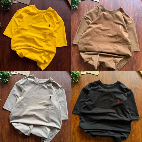 RL Polo Plain T Shirts (Pack Of 4pc) - L 40