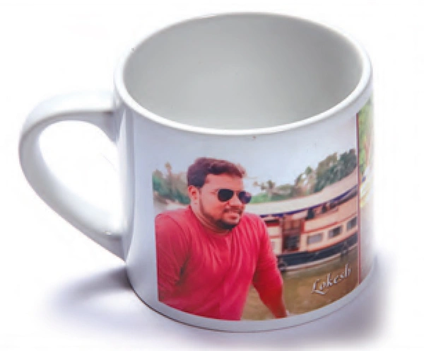 Customized Photo Printed Coffee Mug / Material: Ceramic - W 10.5 x 7.5cm