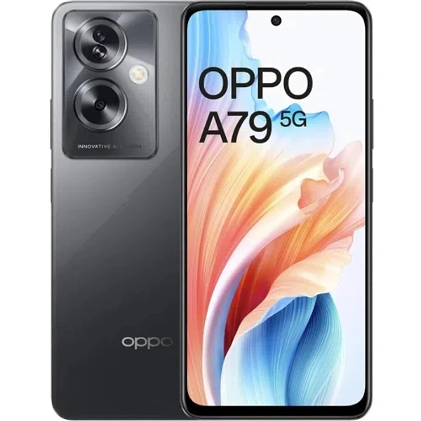 Oppo A79 5G (Mystery Black, 8GB RAM, 128GB Storage) | 5000 mAh Battery with 33W SUPERVOOC Charger | 50MP AI Rear Camera | 6.72" FHD+ 90Hz Display
