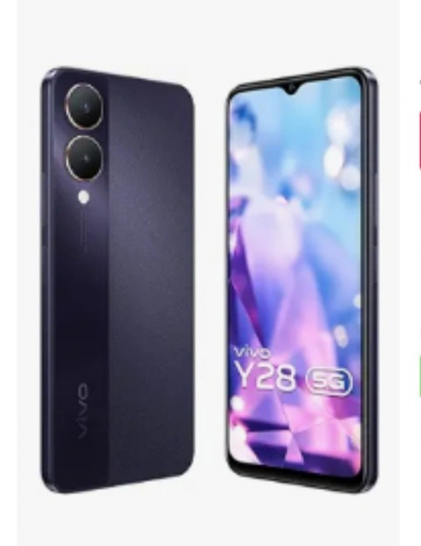 Vivo Y28 5G(Crystal Purple, 4GB RAM, 128GB Storage)