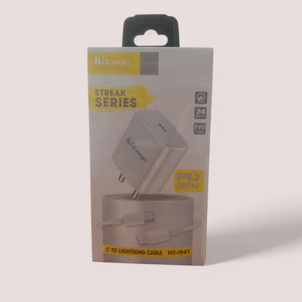 Hitage PD-35W iPhone Charger - White