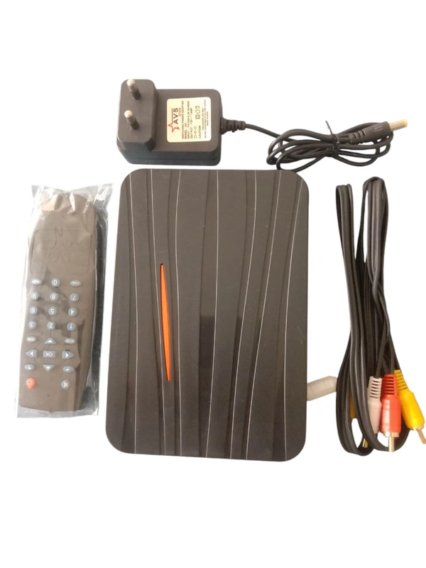 Digital Satellite Receiver Free Dish Setup Box - Black