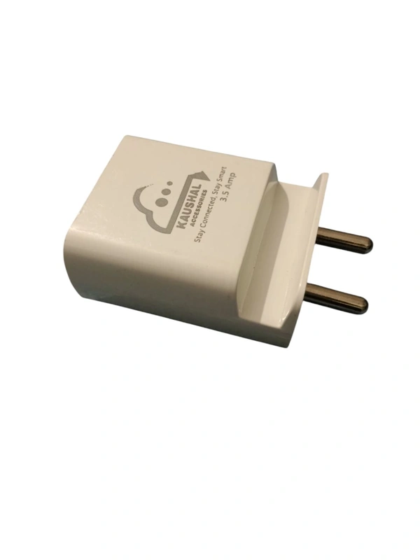 KT 3.5 Amp. Duel Usb Fast Charger With Data Cable 