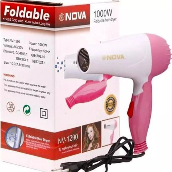 Nova NV-1290 Foldable Hair Dryer