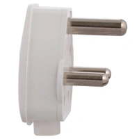16 Amp. 3 Pin Top  - White