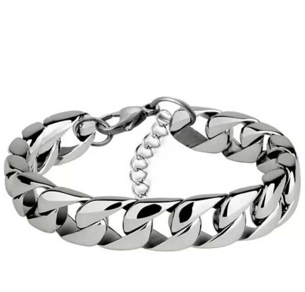 Mens Bracelet Silver 