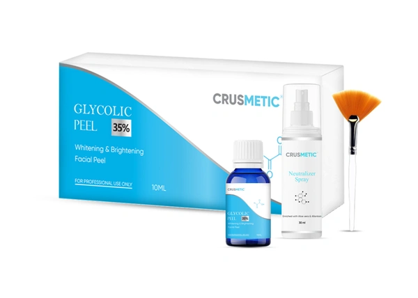 Crusmetic Glycolic Peel 35% - Exfoliate & Brighten Formula