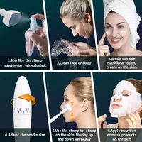 Z + Derma Stamp Adjustable Pen For men and Women | Microneedle Pen for Face Body & Hair & Beard Growth & Acne Scars - Adjustable Microneedling Stamp For Skin - 0mm - 3mm - 0.25 Mm to 3.00 Mm, White