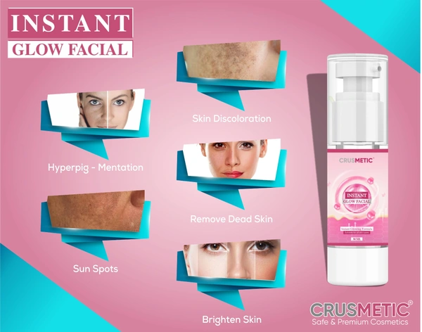 Instant Glow Facial - Parlour Vala Glow Ab Ghar Par, Sirf 5 Minute Mai!