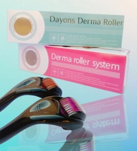 V Pro Derma Roller Set - 0.5 mm Roller with Free 1.5 mm Roller for Acne Scars, Open Pores, Smooth and Radiant Skin - 0.5 MM & 1.5 MM