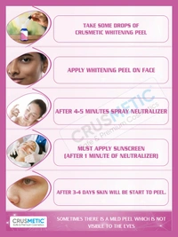 Whitening Peel Sample 5ML With Glutathione Face Wash (100ml) - A Glowing Formula - 5 ml