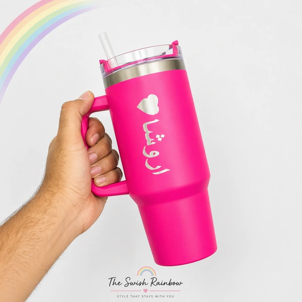 Personalized Name Tumbler - Pink