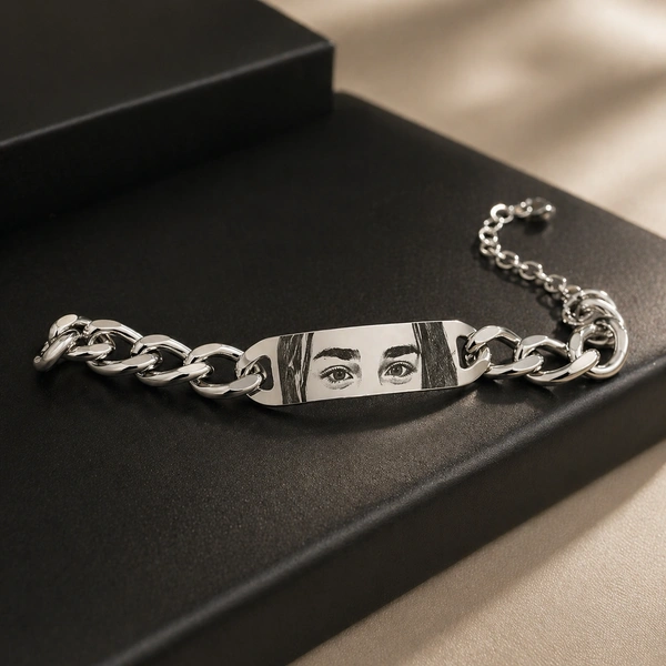 Custom Photo Engraved Bracelet