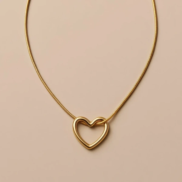 Knotted Heart Pendant Necklace