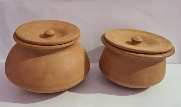 Red cooking combo Bhagona and Red Handi (Approx 2 Litres Each)