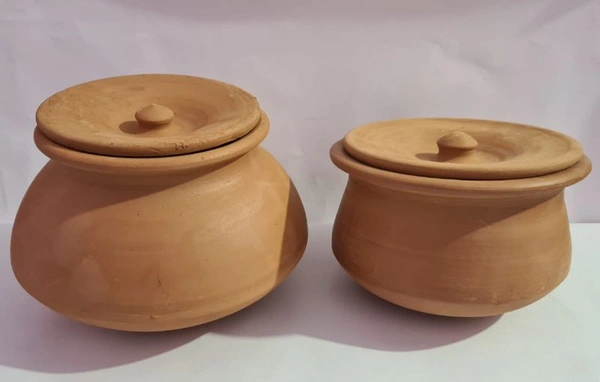 Red cooking combo Bhagona and Red Handi (Approx 2 Litres Each)