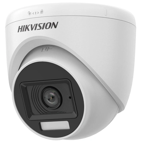 HIKVISION 3K(5MP) DS-2CE76K0T-LPFS Smart Hybrid Fixed Turret Indooor Dome Wired HD 3K wit h inbuilt Mic For Audio Recording