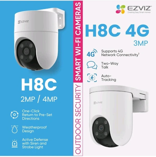 EZVIZ Outdoor Security Camera,  H8C