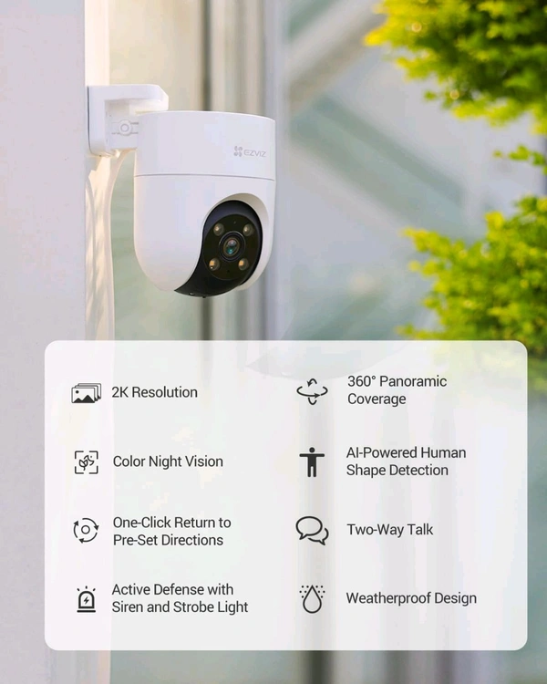 EZVIZ Outdoor Security Camera,  H8C