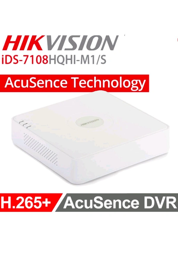 Hikvision HIKVISION 8 Channel H.265 AcuSense DVR [iDS-7108HQHI-M1/S]  - ‎20L x 20W x 4.5H Centimeters, 1000 Grams, DVR