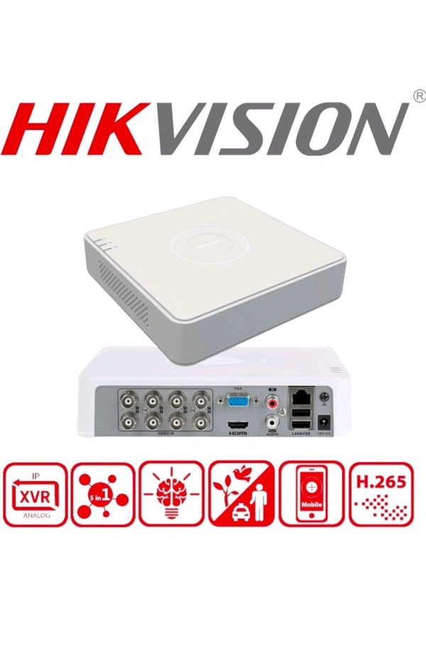 Hikvision HIKVISION 8 Channel H.265 AcuSense DVR [iDS-7108HQHI-M1/S]  - ‎20L x 20W x 4.5H Centimeters, 1000 Grams, DVR