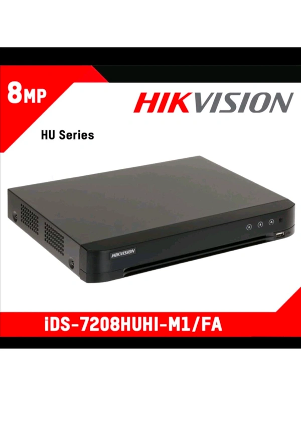 Hikvision HIKVISION 8 Channel AcuSense 8MP 4K DVR iDS-7208HUHI-M1/FA Black