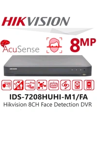 Hikvision HIKVISION 8 Channel AcuSense 8MP 4K DVR iDS-7208HUHI-M1/FA Black