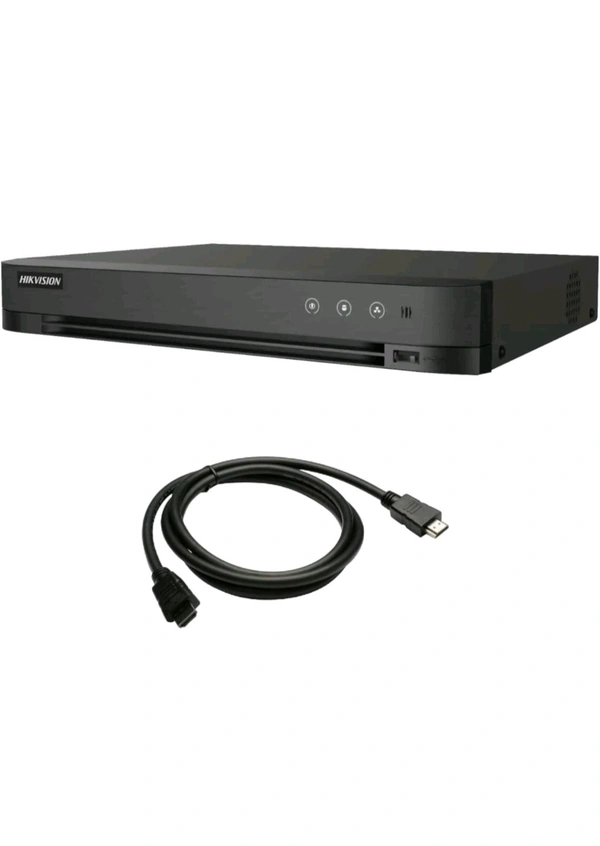 Hikvision HIKVISION 16 Channel H.265 AcuSense 8 MP 4K DVR [iDS-7216HUHI-M2/S] for CCTV Cameras DVR Black