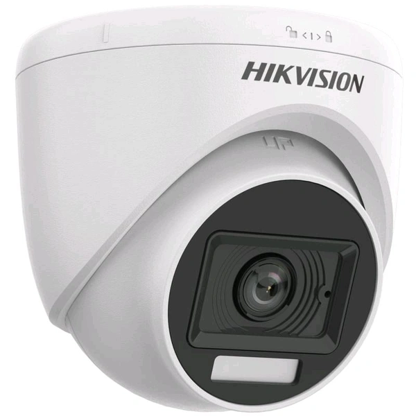 Hikvision DS-2CE76D0T-LPFS2MP Smart Hybrid Light Audio Fixed Turret Camera