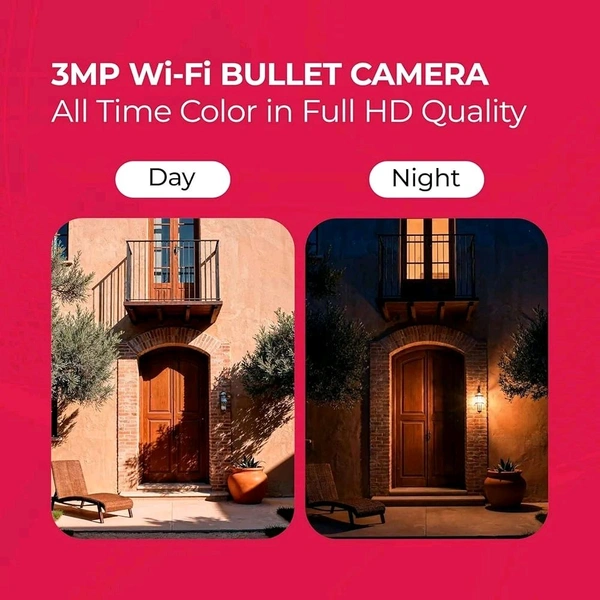 TRUEVIEW Trueview 4G SIM 3MP Mini Pan-Tilt-Zoom CCTV Camera | STQC Certified