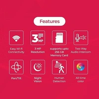 TRUEVIEW 3MP T18135S/T18290S WIFI MINI PT CAMERA