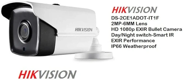 HIKVISION 2MP DS-2CE1ADOT-IT1F BULLET CAMERA