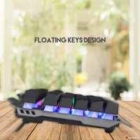 Live Tech Evon Wired Gaming Combo with LED Backlit USB Keyboard & Mouse Gold Plated USB, Braided Cable (Does not Support ipad Tablet mobiles)