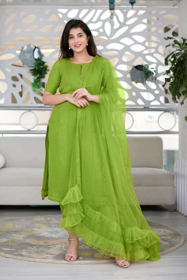 Kurta Set - S, Green