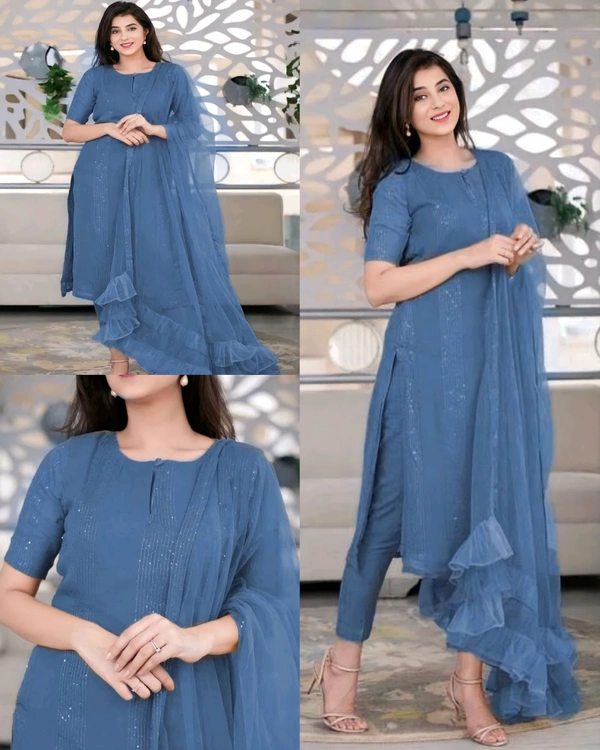 Kurta Set - S, Maroon