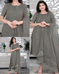 Kurta Set - S, Maroon