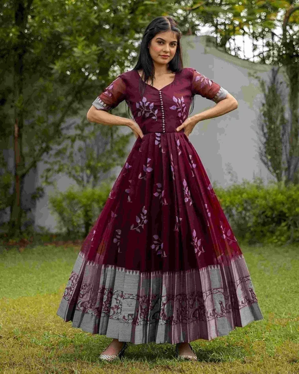 Coffee Organza  - XL