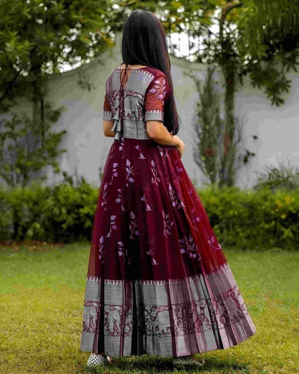 Coffee Organza  - XL