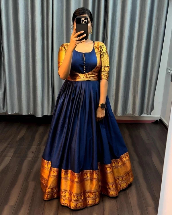 Gown With Coat - M, Green
