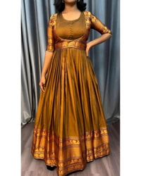 Gown With Coat - L, Navy Blue