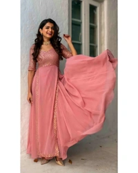 Sequance Embroidered Gown - L