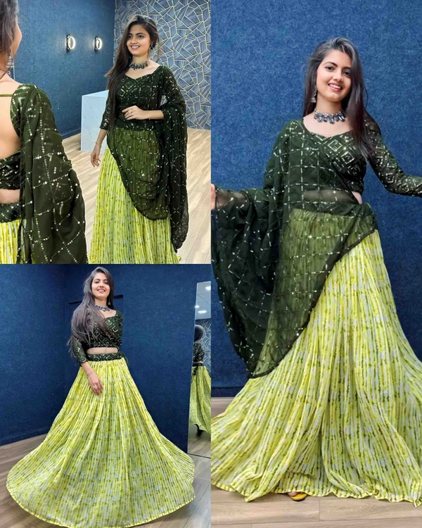 Trendy Lehenga - XL, Purple (3)